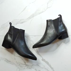 Tony Bianco | Black Leather Ankle Boots | Size 7.5